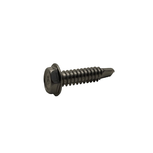 Suburban Bolt And Supply Sheet Metal Screw, #12 x 2 in, Steel Flange Hex Head Hex Drive A0090140200HT - main